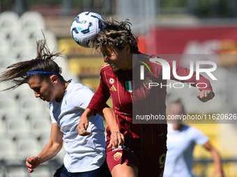 Valentina Giacinti of A.S. Roma Femminile is in action during the 4th day of the Serie A Femminile eBay Championship between A.S. Roma and N...