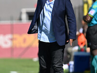 Salvatore Mango coaches Napoli Femminile during the 4th day of the Serie A Femminile eBay Championship between A.S. Roma and Napoli Femminil...