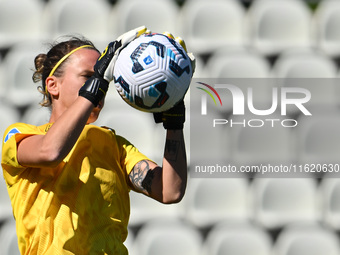 Doris Bacic of Napoli Femminile is in action during the 4th day of the Serie A Femminile eBay Championship between A.S. Roma and Napoli Femm...