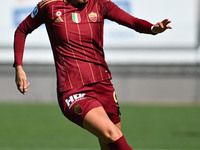 Valentina Giacinti of A.S. Roma Femminile is in action during the 4th day of the Serie A Femminile eBay Championship between A.S. Roma and N...