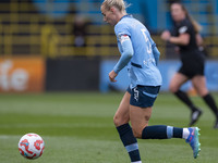 Alex Greenwood #5 of Manchester City W.F.C. during the Barclays FA Women's Super League match between Manchester City and Brighton and Hove...