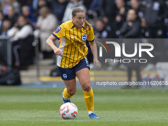 During the Barclays FA Women's Super League match between Manchester City and Brighton and Hove Albion at the Joie Stadium in Manchester, En...