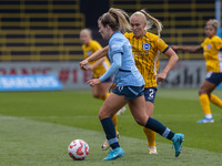 Lauren Hemp #11 of Manchester City W.F.C. is in action during the Barclays FA Women's Super League match between Manchester City and Brighto...