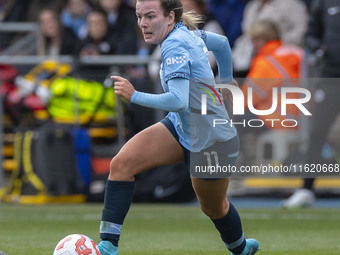 Lauren Hemp #11 of Manchester City W.F.C. during the Barclays FA Women's Super League match between Manchester City and Brighton and Hove Al...