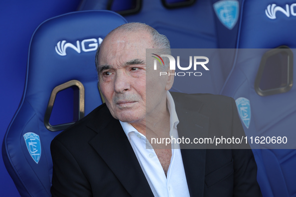 President Rocco Commisso attends the Serie A match between Empoli FC and ACF Fiorentina in Empoli, Italy, on September 29, 2024, at the stad...