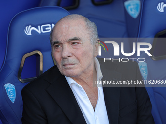 President Rocco Commisso attends the Serie A match between Empoli FC and ACF Fiorentina in Empoli, Italy, on September 29, 2024, at the stad...