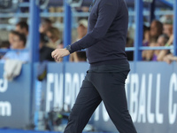 Head Coach Roberto D'Aversa of Empoli FC looks on during the Serie A match between Empoli FC and ACF Fiorentina in Empoli, Italy, on Septemb...