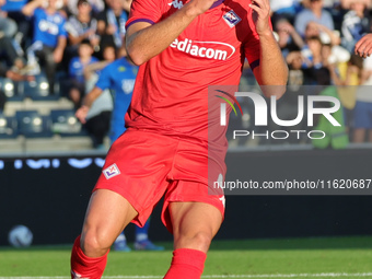 Edoardo Bove of ACF Fiorentina during the Serie A match between Empoli FC and ACF Fiorentina in Empoli, Italy, on September 29, 2024, at the...