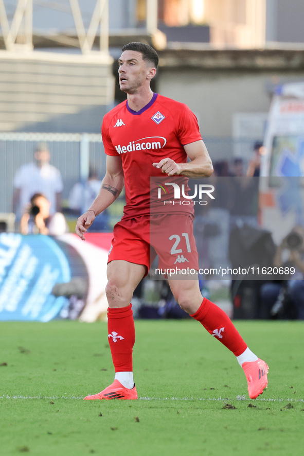 Robin Gosens of ACF Fiorentina during the Serie A match between Empoli FC and ACF Fiorentina in Empoli, Italy, on September 29, 2024, at the...