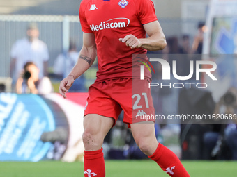 Robin Gosens of ACF Fiorentina during the Serie A match between Empoli FC and ACF Fiorentina in Empoli, Italy, on September 29, 2024, at the...