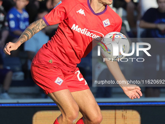 Andrea Colpani of ACF Fiorentina controls the ball during the Serie A match between Empoli FC and ACF Fiorentina in Empoli, Italy, on Septem...