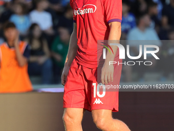 Albert Gudmundsson of ACF Fiorentina during the Serie A match between Empoli FC and ACF Fiorentina in Empoli, Italy, on September 29, 2024,...