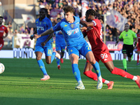 Saba Goglichidze of Empoli FC controls the ball during the Serie A match between Empoli FC and ACF Fiorentina in Empoli, Italy, on September...