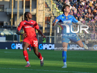 Moise Kean of ACF Fiorentina during the Serie A match between Empoli FC and ACF Fiorentina in Empoli, Italy, on September 29, 2024, at the s...