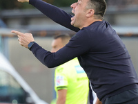 Head Coach Roberto D'Aversa of Empoli FC looks on during the Serie A match between Empoli FC and ACF Fiorentina in Empoli, Italy, on Septemb...