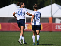 Michela Giordano of Napoli Femminile celebrates after scoring the goal of 3-1 during the 4th day of the Serie A Femminile eBay Championship...