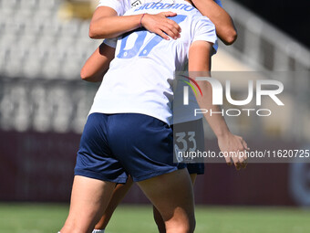 Michela Giordano of Napoli Femminile celebrates after scoring the goal of 3-1 during the 4th day of the Serie A Femminile eBay Championship...