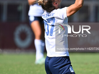 Michela Giordano of Napoli Femminile celebrates after scoring the goal of 3-1 during the 4th day of the Serie A Femminile eBay Championship...