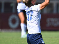 Michela Giordano of Napoli Femminile celebrates after scoring the goal of 3-1 during the 4th day of the Serie A Femminile eBay Championship...