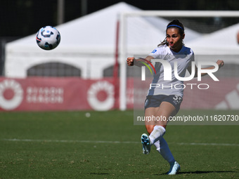 Alice Pellinghelli of Napoli Femminile is in action during the 4th day of the Serie A Femminile eBay Championship between A.S. Roma and Napo...