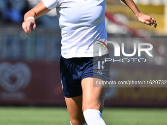 Maja Jelcic of Napoli Femminile is in action during the 4th day of the Serie A Femminile eBay Championship between A.S. Roma and Napoli Femm...