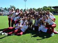 A.S. Roma Femminile U17 during the 4th day of the Serie A Femminile eBay Championship between A.S. Roma and Napoli Femminile at the Tre Font...