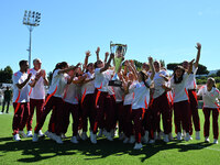 A.S. Roma Femminile U17 during the 4th day of the Serie A Femminile eBay Championship between A.S. Roma and Napoli Femminile at the Tre Font...