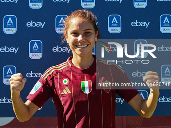 Manuela Giugliano of A.S. Roma Femminile during the 4th day of the Serie A Femminile eBay Championship between A.S. Roma and Napoli Femminil...