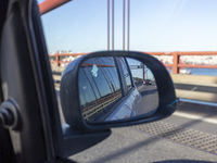 Cars drive on the 25 de Abril bridge in Lisbon, Portugal, on September 29, 2024. Data from the Portuguese Association of Highway Concessiona...