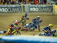 Fredrik Lindgren participates in a PGE Speedway Ekstraliga game between Sparta Wroclaw and Motor Lublin in Wroclaw, Poland, on September 29,...