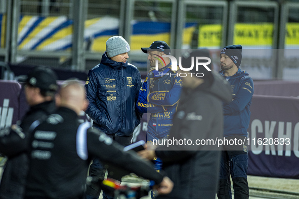 Bartosz Zmarzlik participates in a PGE Speedway Ekstraliga game between Sparta Wroclaw and Motor Lublin in Wroclaw, Poland, on September 29,...