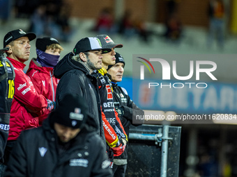 Tai Woffinden participates in a PGE Speedway Ekstraliga game between Sparta Wroclaw and Motor Lublin in Wroclaw, Poland, on September 29, 20...