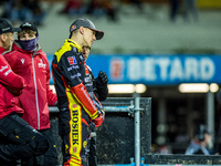 Maciej Janowski participates in a PGE Speedway Ekstraliga game between Sparta Wroclaw and Motor Lublin in Wroclaw, Poland, on September 29,...