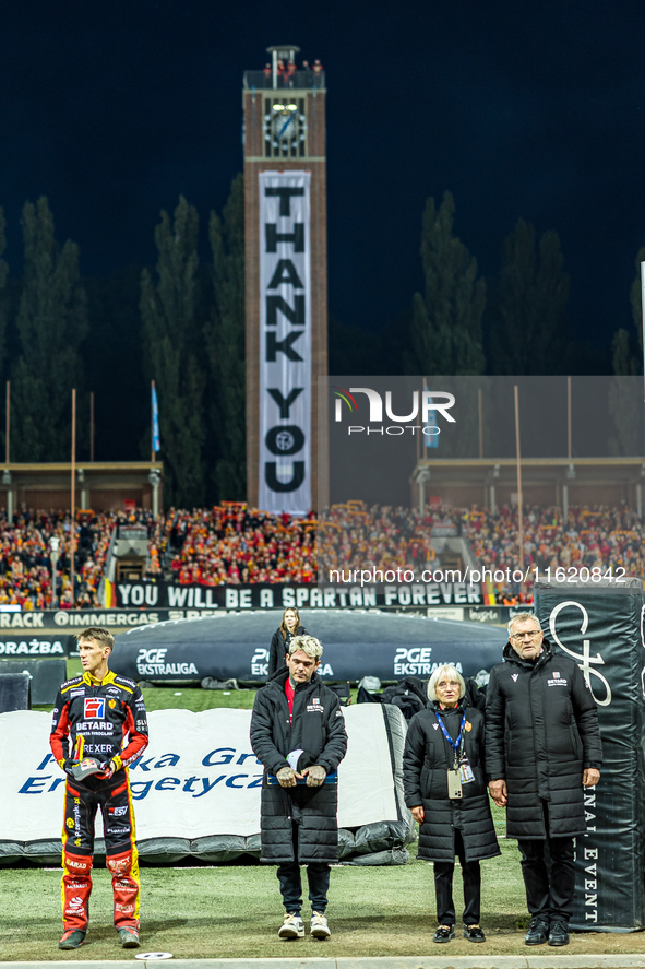 Tai Woffinden participates in a PGE Speedway Ekstraliga game between Sparta Wroclaw and Motor Lublin in Wroclaw, Poland, on September 29, 20...