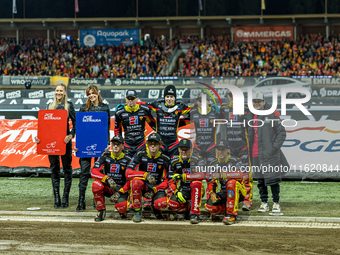 The Sparta Team participates in a PGE Speedway Ekstraliga game between Sparta Wroclaw and Motor Lublin in Wroclaw, Poland, on September 29,...