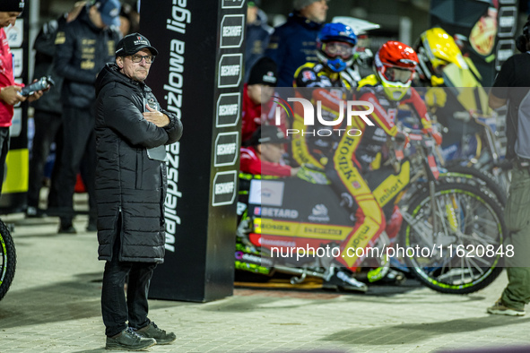 Dariusz Sledz participates in a PGE Speedway Ekstraliga game between Sparta Wroclaw and Motor Lublin in Wroclaw, Poland, on September 29, 20...