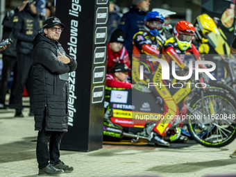 Dariusz Sledz participates in a PGE Speedway Ekstraliga game between Sparta Wroclaw and Motor Lublin in Wroclaw, Poland, on September 29, 20...