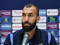 Javad Nekounam of Esteghlal FC attends the press conference ahead of the AFC Champions League elite west football match between Qatar's Al S...