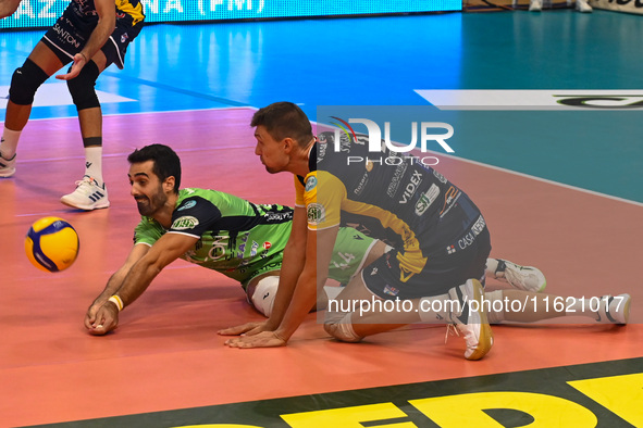 Marchisio Andrea of Yuasa Battery Grottazzolina during the SuperLega Credem Banca match between Yuasa Battery Grottazzolina and Mint Vero Vo...