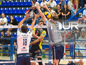 Fedrizzi Michele of Yuasa Battery Grottazzolina during the SuperLega Credem Banca match between Yuasa Battery Grottazzolina and Mint Vero Vo...