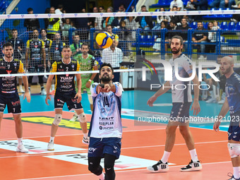 Kreling Fernando of Mint Vero Volley Monza during the SuperLega Credem Banca match between Yuasa Battery Grottazzolina and Mint Vero Volley...