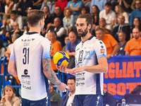 Beretta Thomas of Mint Vero Volley Monza participates in the SuperLega Credem Banca match between Yuasa Battery Grottazzolina and Mint Vero...