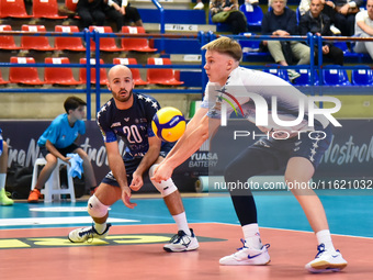 Marttila Luka of Mint Vero Volley Monza during the SuperLega Credem Banca match between Yuasa Battery Grottazzolina and Mint Vero Volley Mon...