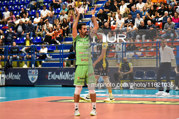 Marchisio Andrea of Yuasa Battery Grottazzolina during the SuperLega Credem Banca match between Yuasa Battery Grottazzolina and Mint Vero Vo...