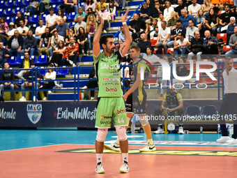 Marchisio Andrea of Yuasa Battery Grottazzolina during the SuperLega Credem Banca match between Yuasa Battery Grottazzolina and Mint Vero Vo...