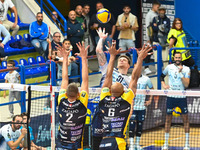 Szwarc Arthur of Mint Vero Volley Monza participates in the SuperLega Credem Banca match between Yuasa Battery Grottazzolina and Mint Vero V...