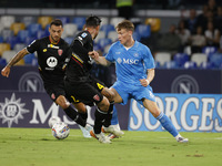 Scott McTominay is seen in action during the Serie A soccer match between SSC Napoli and Monza at Stadio Maradona in Naples, Italy, on Septe...