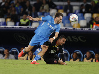 Napoli's Khvicha Kvaratskhelia is seen in action during the Serie A soccer match SSC Napoli vs. Monza at Stadio Maradona in Naples, Italy, o...