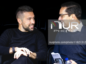 AFC Ajax Amsterdam trainer Francesco Fariolo and Presschef of AFC Ajax Amsterdam Miel Brinkhuis during the match RKC - Ajax at the Mandemake...