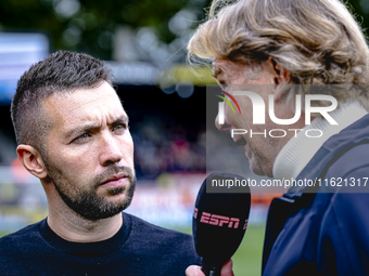 AFC Ajax Amsterdam trainer Francesco Fariolo during the match RKC - Ajax at the Mandemakers Stadium for the Dutch Eredivisie season 2024-202...